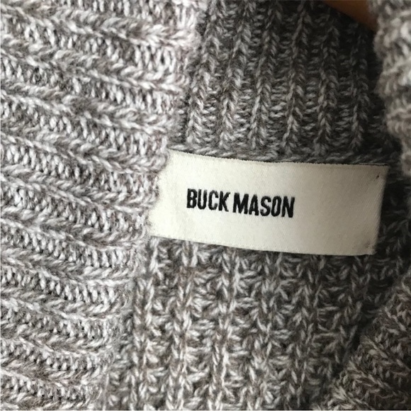 Buck Mason M Oatmeal Wool Sweater - Picture 4 of 10